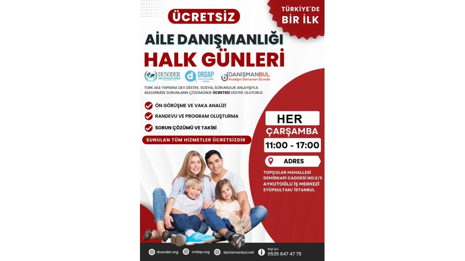 AİLE DANIŞMANLIĞI HİZMETİNDE HALK GÜNLERİ